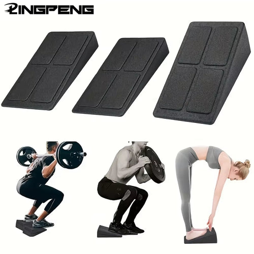 3Pcs/Set Squat Wedge Block Adjustable Non-Slip Squat Ramp Deadlift Wedge Calf Stretcher Slant Board Strength for Squat Deadlift